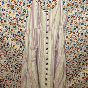 Torrid A-line striped dress